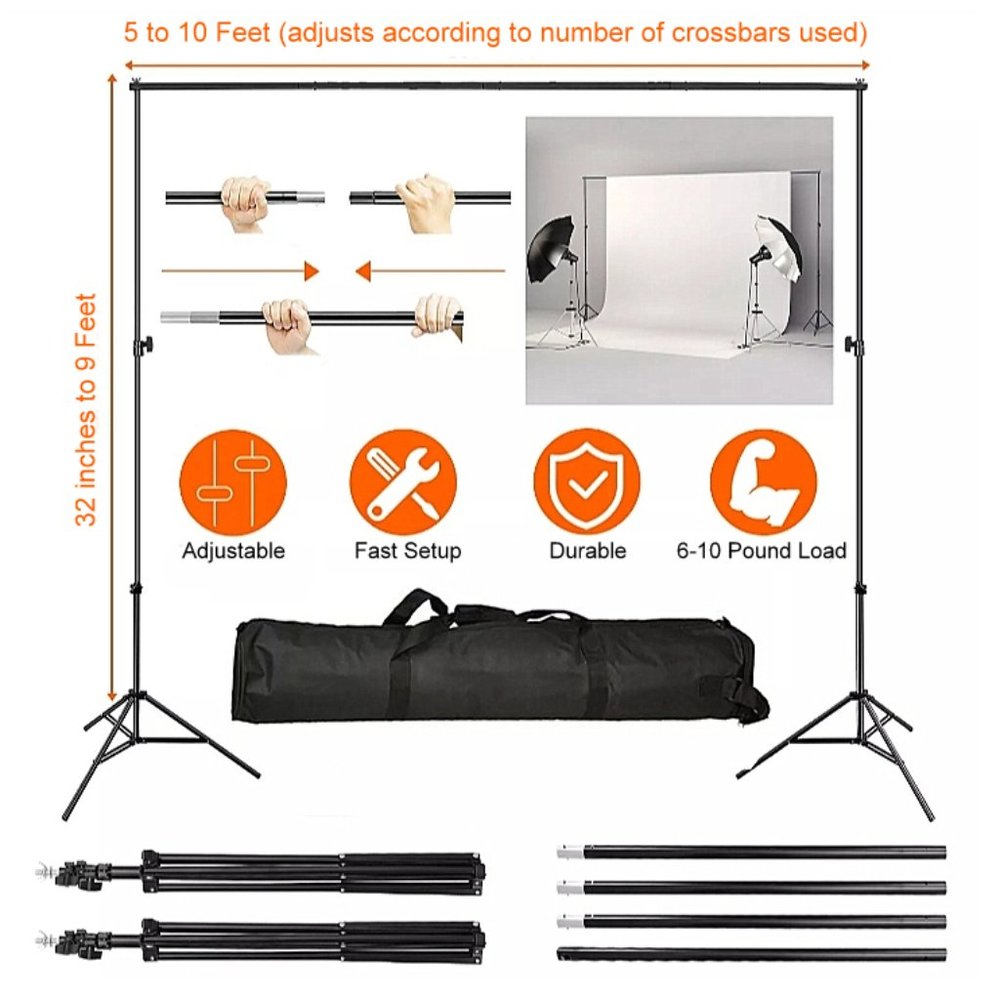 Adjustable Photography Backdrop Support Sy… - Picture 2 of 7